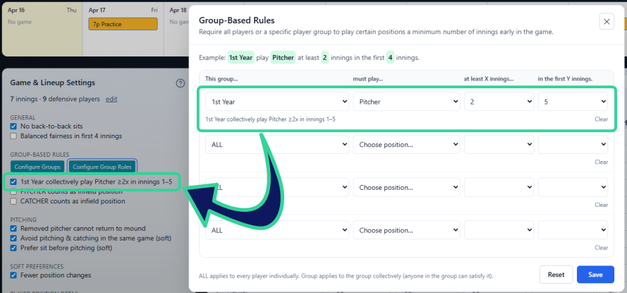 group rules